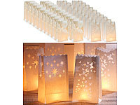 NAKAMARI 4er-Set Lichttüten: 4x 10 Spezial-Papiertüten für Teelichter