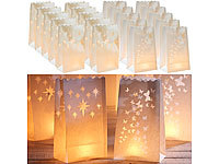 NAKAMARI 2er-Set Lichttüten: 20 Spezial-Papiertüten für Teelichter